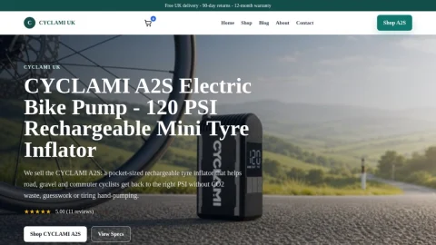 CYCLAMI UK page preview