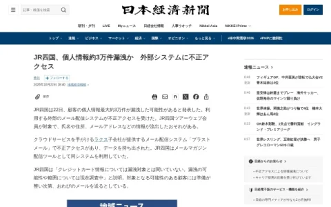 日本経済新聞 page preview
