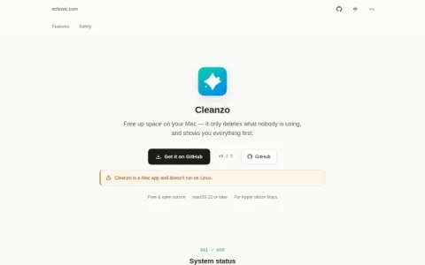 Cleanzo page preview