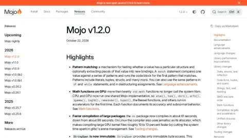 Mojo page preview