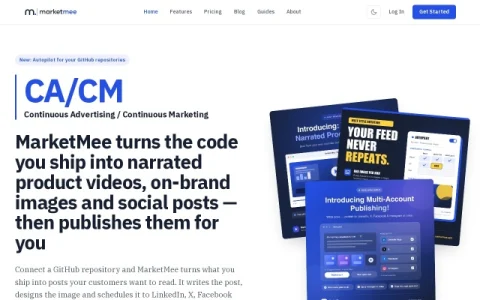 MarketMee page preview