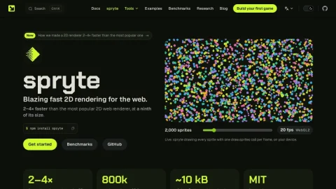 spryte page preview
