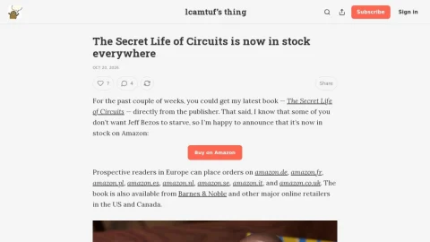 lcamtuf’s thing page preview