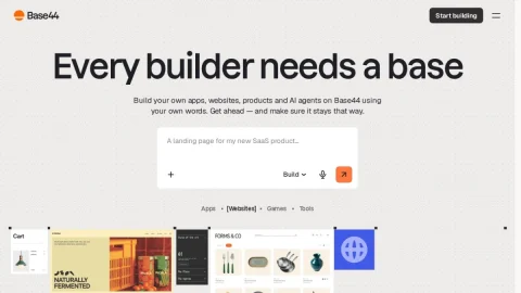 Base44 page preview