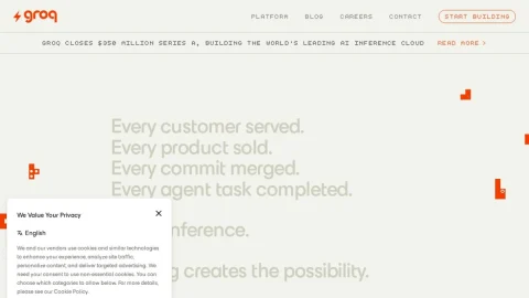 Groq page preview