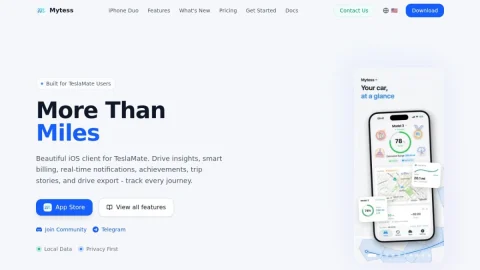 Mytess page preview