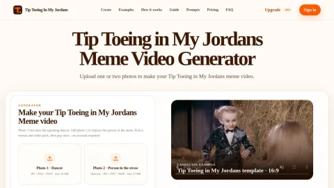 Tip Toeing In My Jordans page preview
