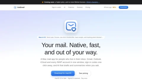 GotEmail page preview
