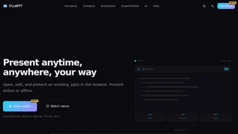 SlimPPT page preview