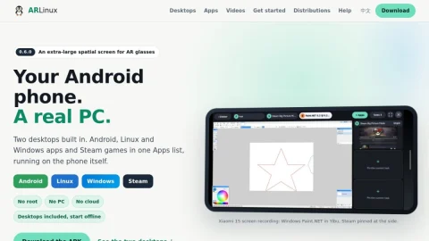 ARLinux page preview