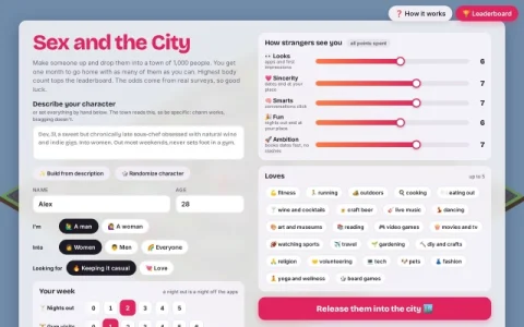 Sex and the City page preview