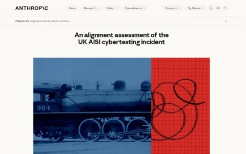 Anthropic Alignment Assessment page preview