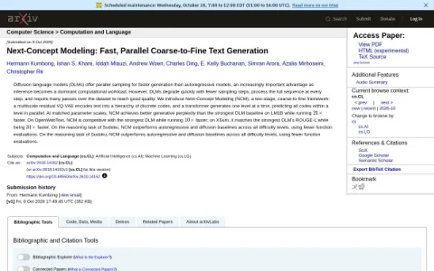 arXiv page preview