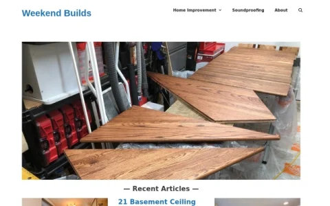 Weekend Builds page preview