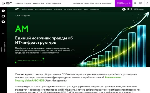 Security Vision AM page preview