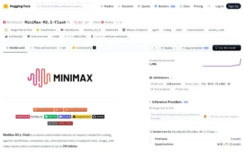 MiniMax-M3.1-Flash page preview