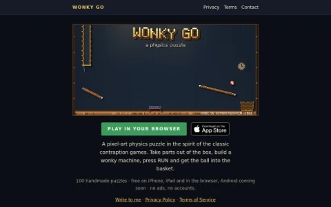 Wonky Go page preview