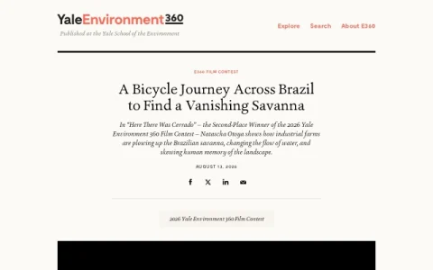 Yale Environment 360 page preview