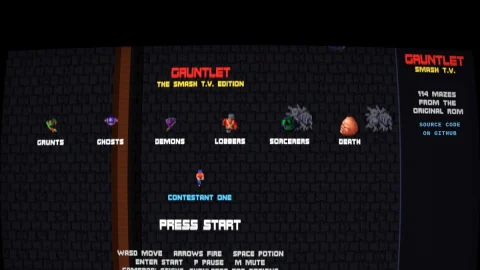 Gauntlet: The Smash T.V. Edition page preview