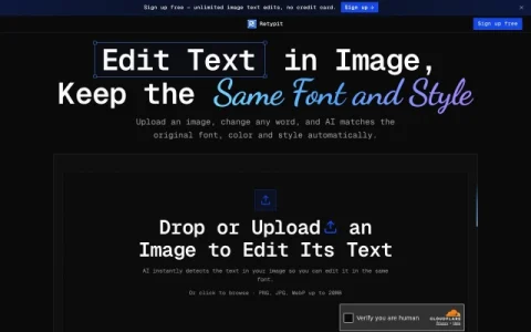 Retypit page preview