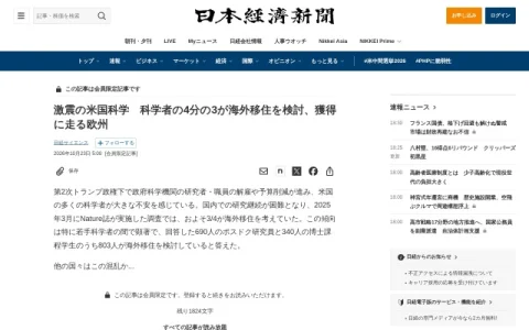 日本経済新聞 page preview