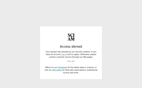 Scientific American page preview