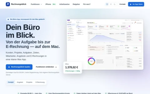 Rechnungsblick page preview