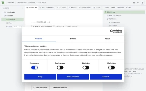 ThinkRail page preview