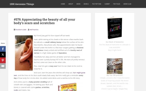 1000 Awesome Things page preview