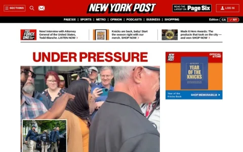 New York Post page preview