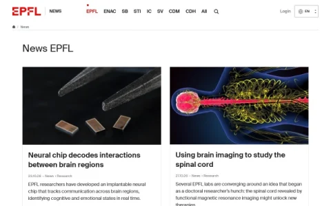 EPFL News page preview