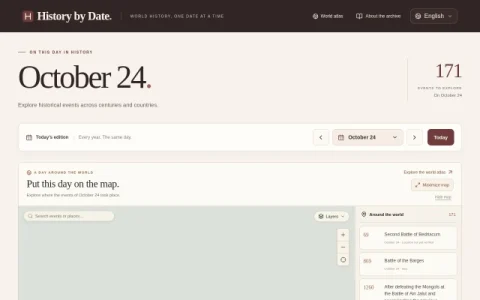 History by Date page preview