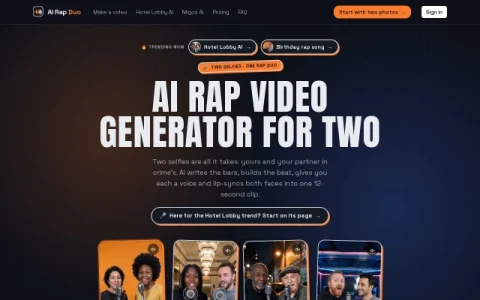 AI Rap Duo page preview