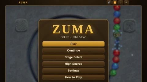 ZUMA · Deluxe HTML5 Port page preview