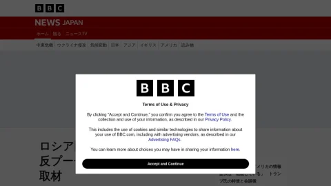 BBCニュース page preview
