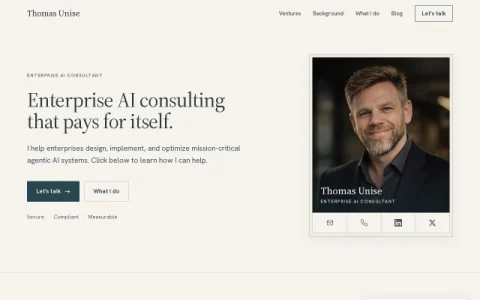Thomas Unise page preview