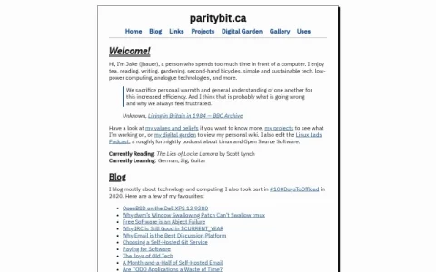 paritybit.ca page preview
