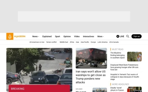 Al Jazeera page preview