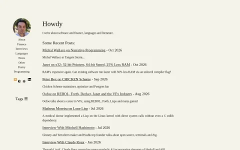 Alex Alejandre’s Blog page preview