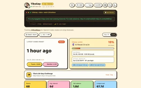 TiboSay page preview