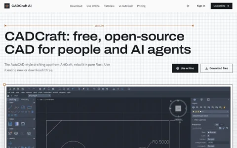 CADCraft page preview