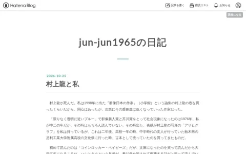 jun-jun1965の日記 page preview