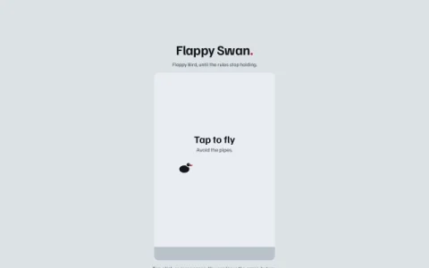 Flappy Swan page preview