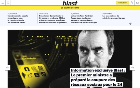 Blast le souffle de l’info page preview