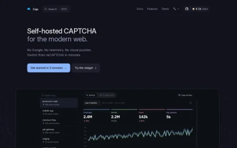 Cap page preview