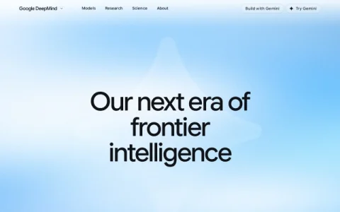 Google DeepMind page preview