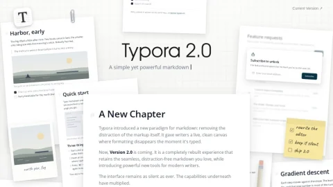 Typora 2.0 page preview