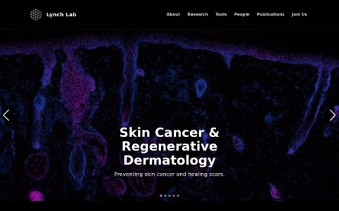 Lynch Lab page preview