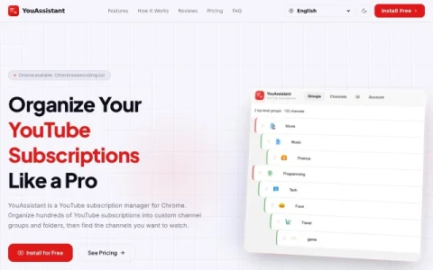 YouAssistant page preview