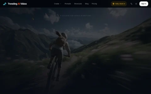 Trending AI Video page preview